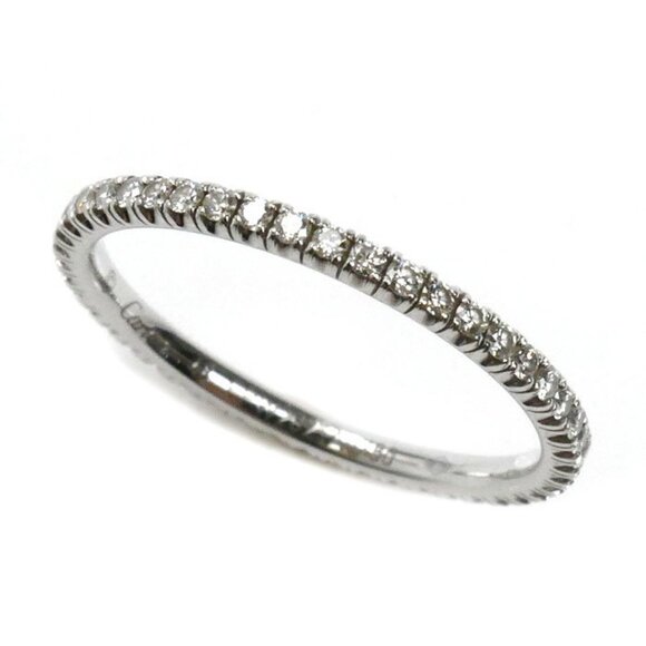CARTIER 18k White Gold Diamond Ring - Picture 1 of 8